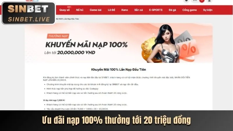 Thưởng nạp lại hàng ngày cho bắn cá